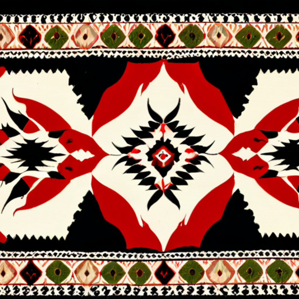 **Image Prompt 1: Traditional Handwoven Carpets**
   - Create an image showcasing a variety of traditional handwoven carpets, highlighting intricate designs and vibrant colors. Include elements that represent different cultures and regions, emphasizing the craftsmanship and artistic expression involved in carpet making.