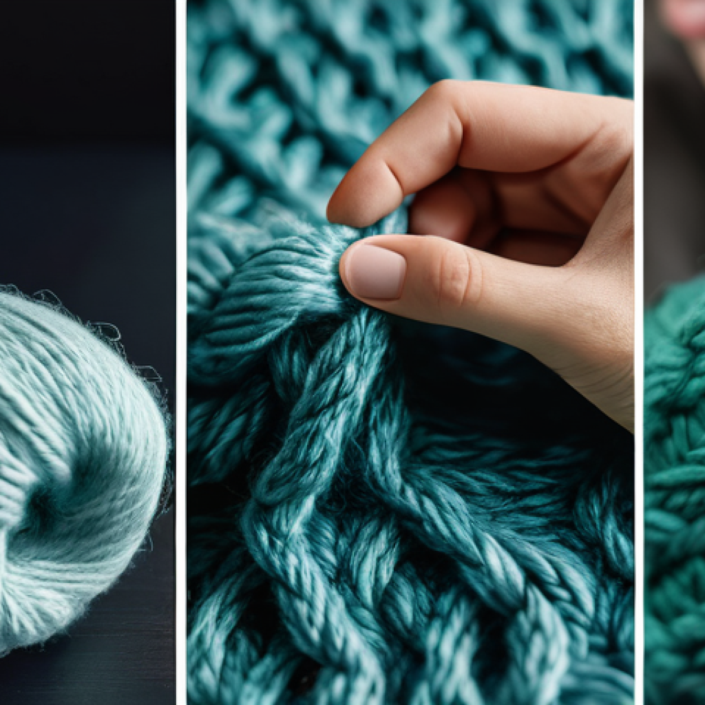 수공예 대바늘 뜨기 - Here are three detailed image prompts based on the provided text, focusing on different aspects of h...