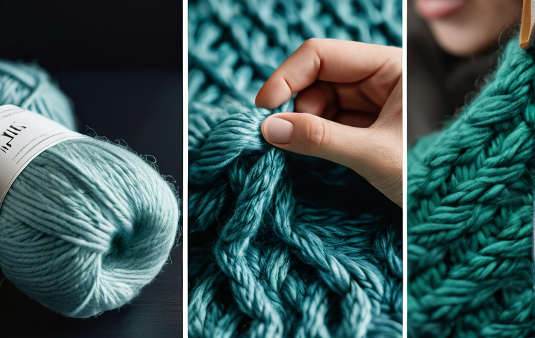 수공예 대바늘 뜨기 - Here are three detailed image prompts based on the provided text, focusing on different aspects of h...