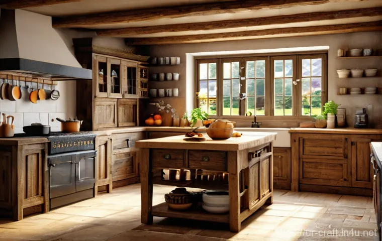 수공예 부엌 소품 - Here are three detailed image generation prompts in English, designed to adhere to the specified gui...