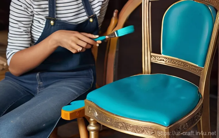 수공예 중고품 활용 - **Prompt 1: Furniture Restoration & Personal Touch**
A young Pakistani woman, around 25, wearing...