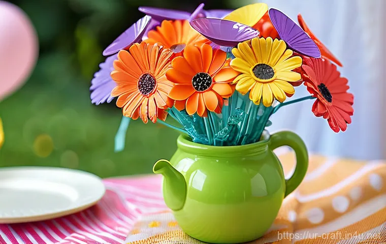 수공예 꽃다발 만들기 - **Prompt 2: Elegant and Romantic Bouquet**
    "An exquisite, high-angle shot of a luxurious bouquet...