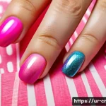 수공예 손톱아트 - Here are three detailed image generation prompts in English, designed to be appropriate for a 15-yea...