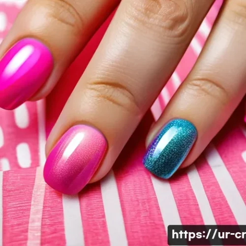 Home 11 수공예 손톱아트 - Here are three detailed image generation prompts in English, designed to be appropriate for a 15-yea...