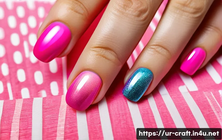 수공예 손톱아트 - Here are three detailed image generation prompts in English, designed to be appropriate for a 15-yea...